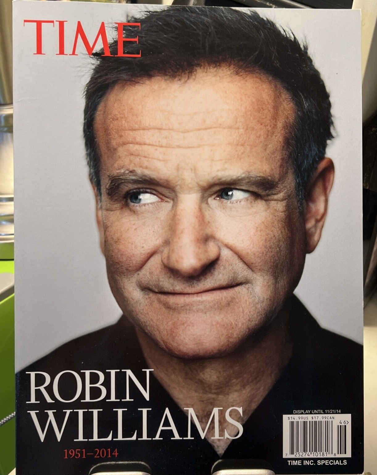 TIME MAGAZINE – Robin Williams Tribute 1951-2014 (Never Opened) – BOARDED & BAGG