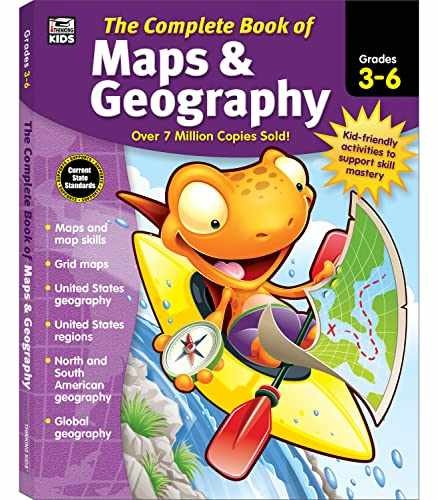 Complete Book of Maps and Geography Workbook, Global – Paperback – Acceptable p