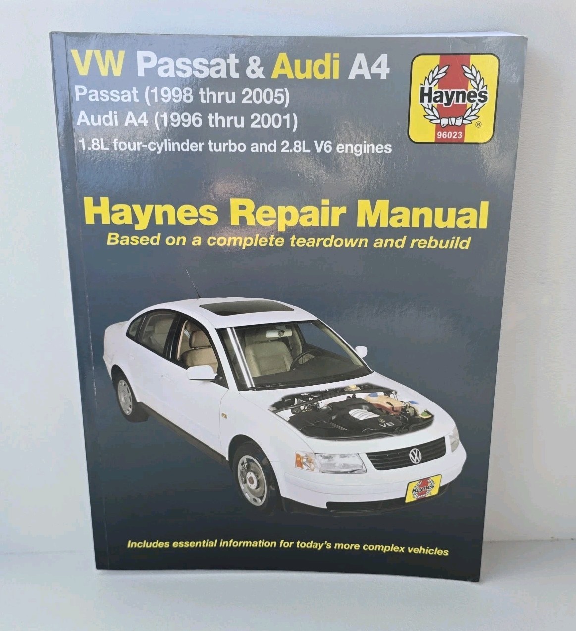 Haynes Auto Repair Manual for 98-05 VW Passat 96-01 Audi A4 1.8L 2.8L #96023