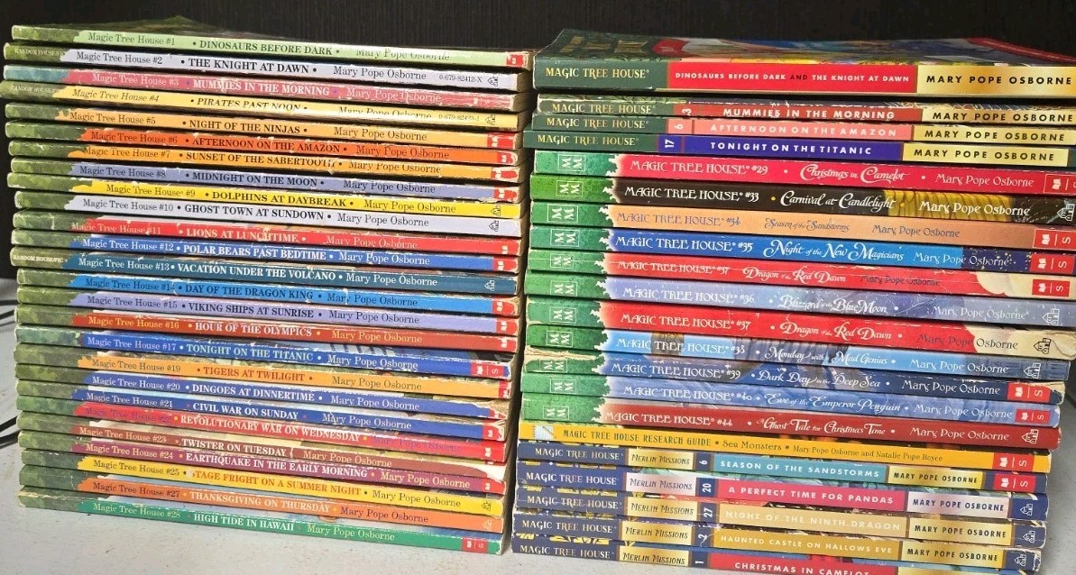 Lot Of 47 Magic Tree House Series by Mary Pope Osborne Scholastic Set