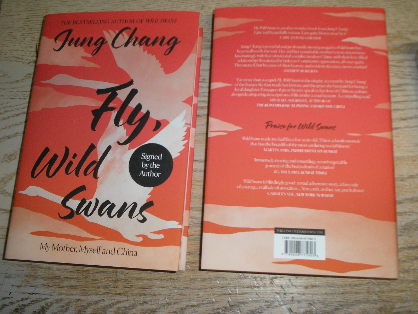 SIGNED – Fly, Wild Swans By Jung Chang New LTD UK 1st Edition Hardback