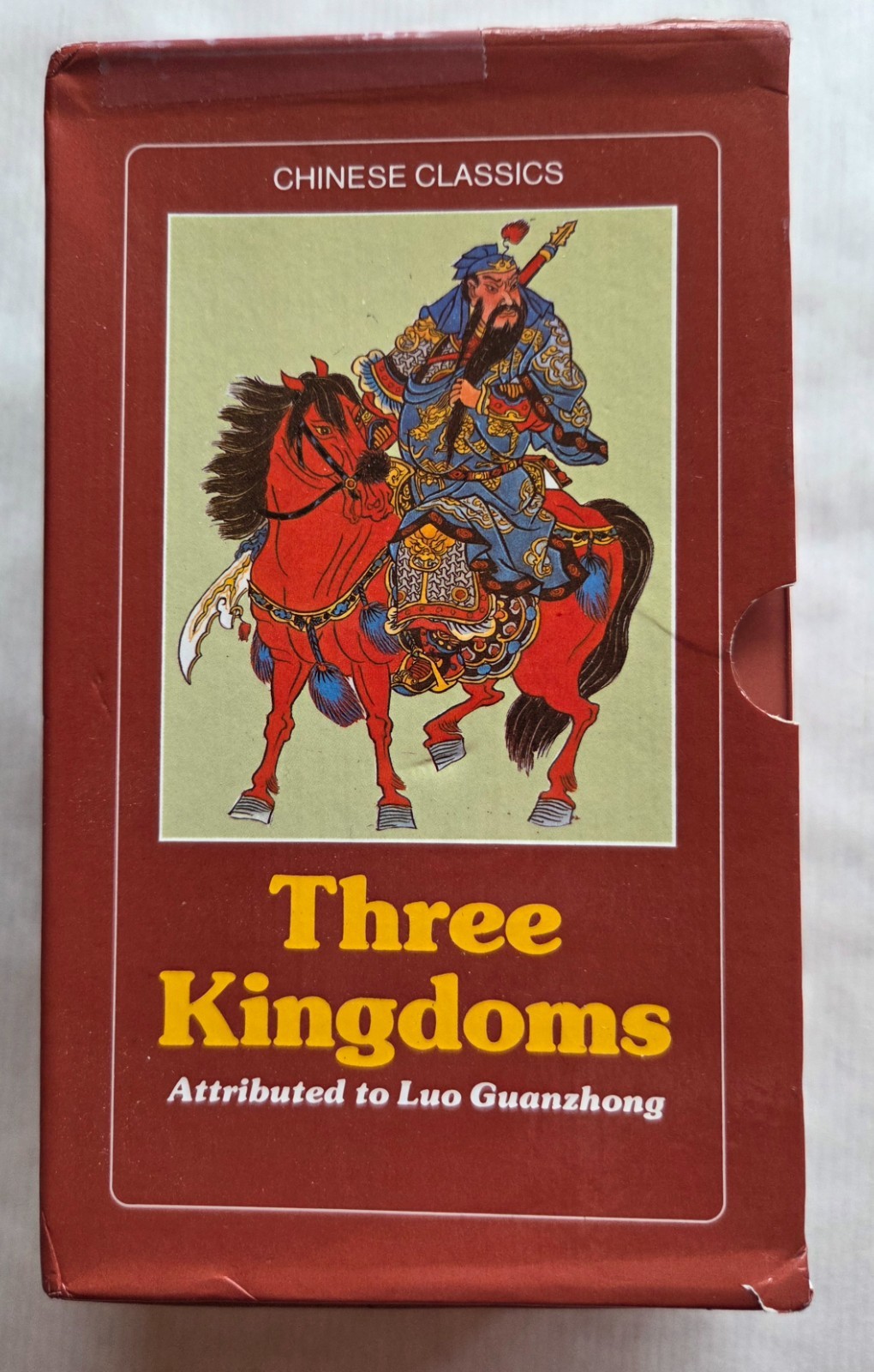 Three Kingdoms, Luo Guanzhong, Chinese Classics, Literature, 3 Vol.Box Set 1991