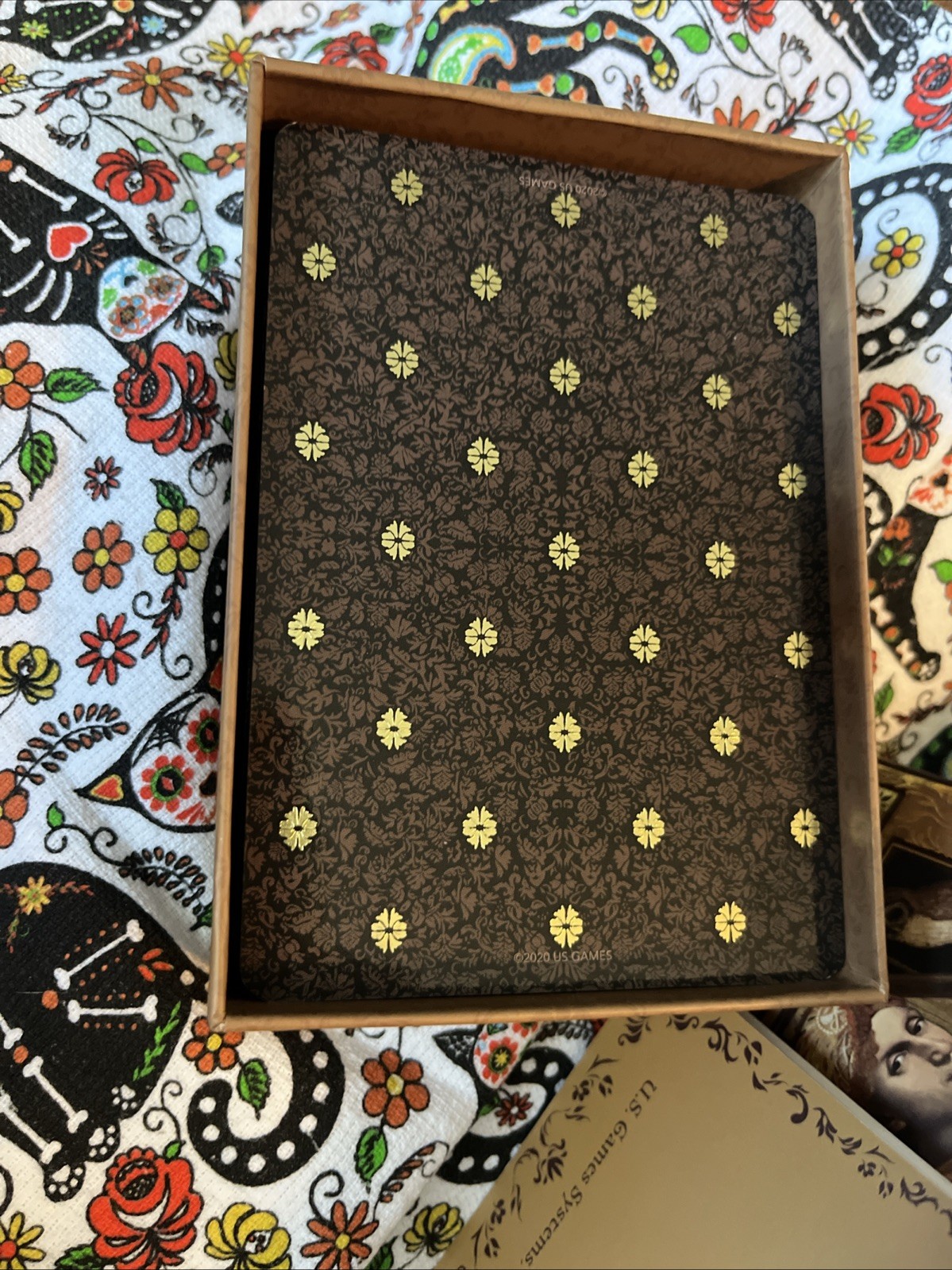 Touchstone Tarot (2020) Deck and Booklet Kat Black Baroque Gilded Cards Used