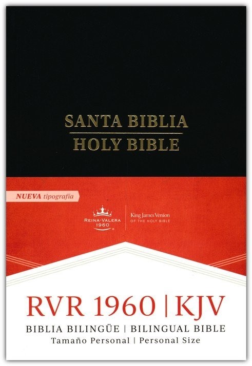 Bilingual Spanish English Bible – Biblia Bilingue Rvr 1960/KJV Black Hardcover