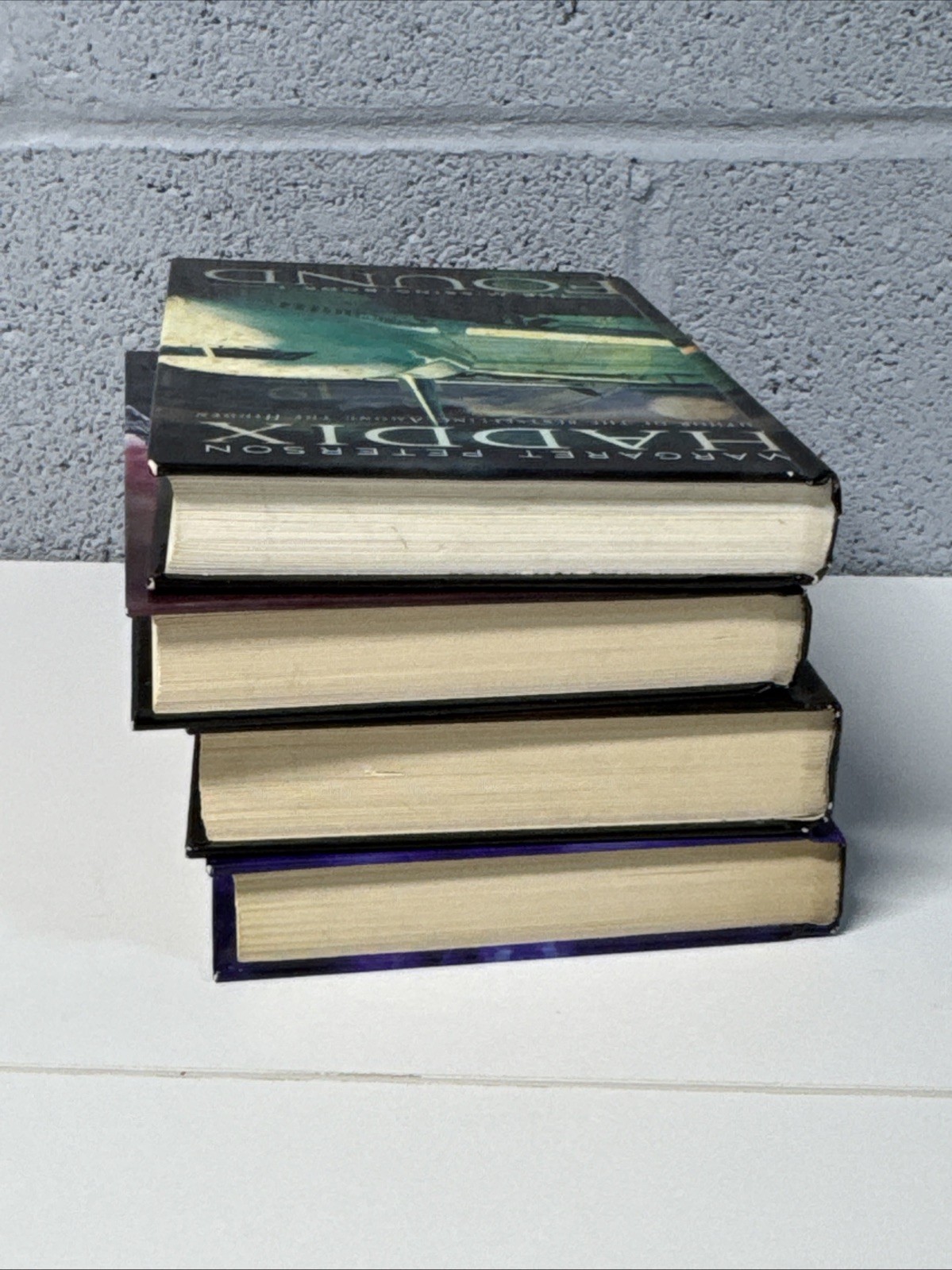 The Missing #1-4 Hardcover Margaret Peterson Haddix 4-Book Set Found Sent Torn