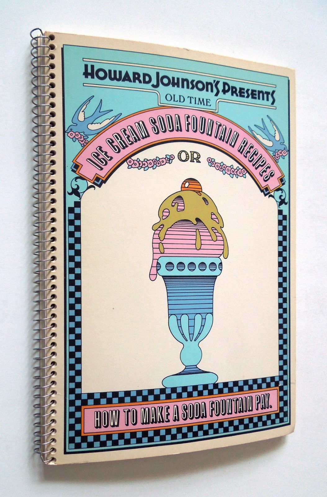 Howard Johnson’s Presents Old Time Ice Cream Soda Fountain Recipes – 1971 sc