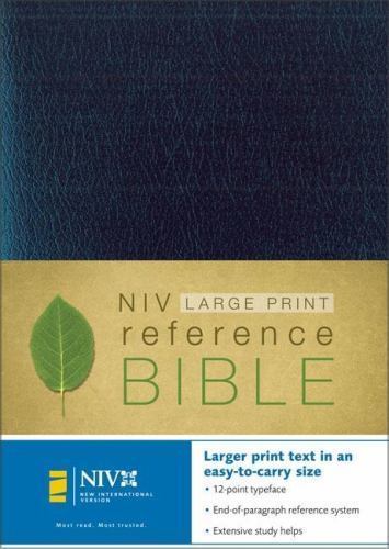 NIV Personal-Size Reference Bible, Navy Blue by Zondervan