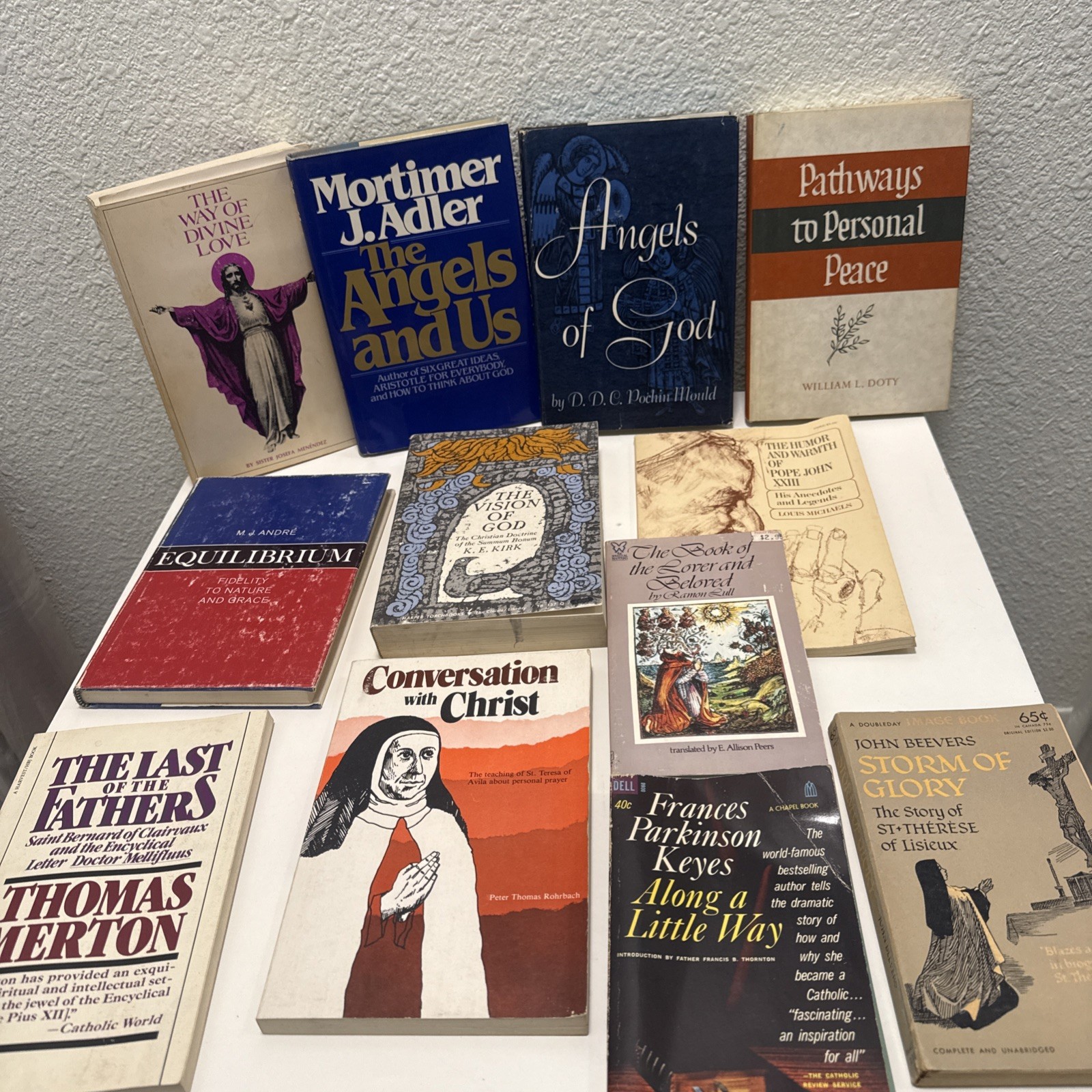 Religious Catholic Christian Book Lot 11 Thomas Merton Mortimer Adler Spiritual