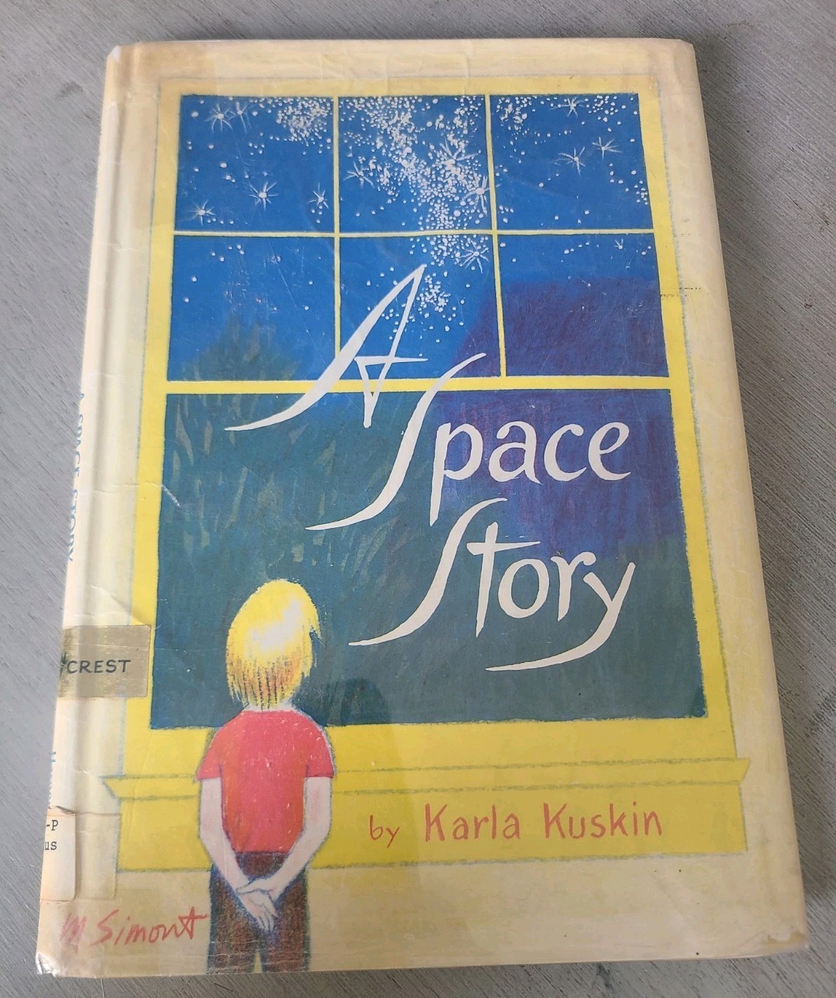 Vtg A Space Story Karla Kuskin Marc Simont Stated 1st Edition 1978 Hardcover
