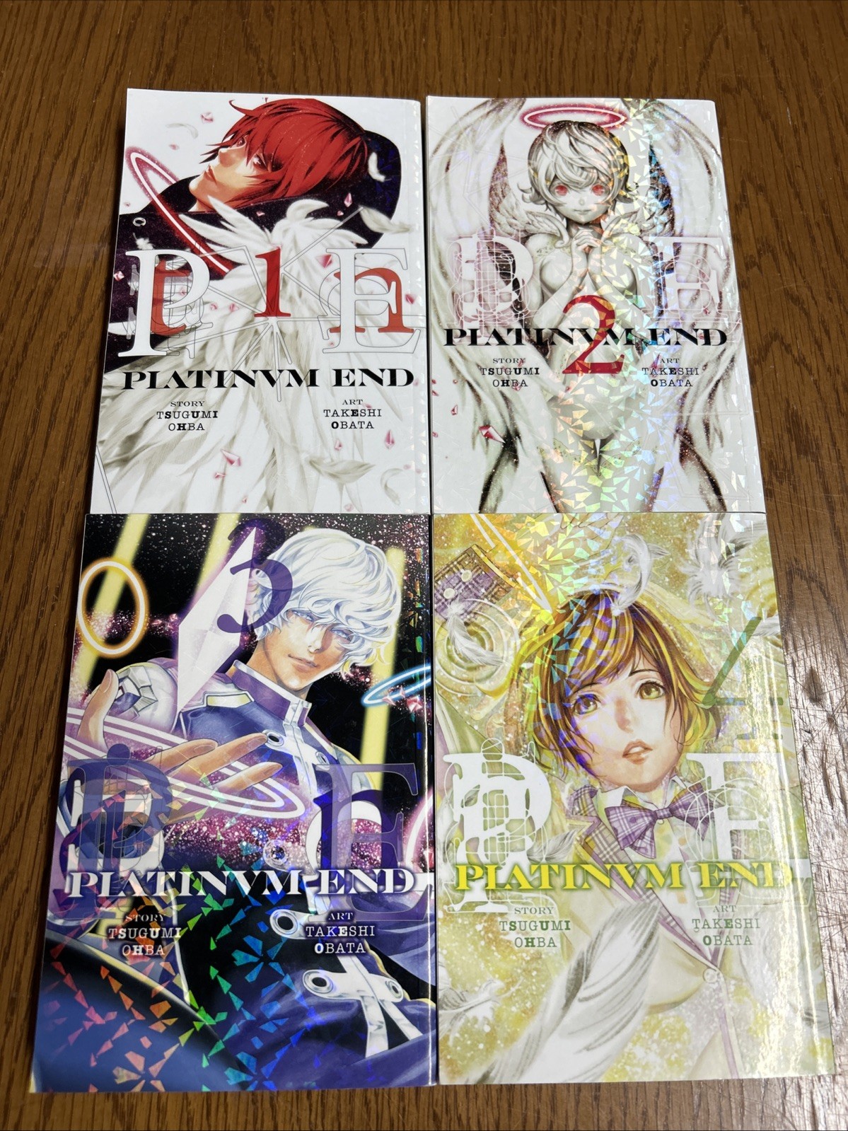 Platinum End English Manga Lot Vol 1 2 3 4 Viz Media Shonen Jump Tsugumi Ohba