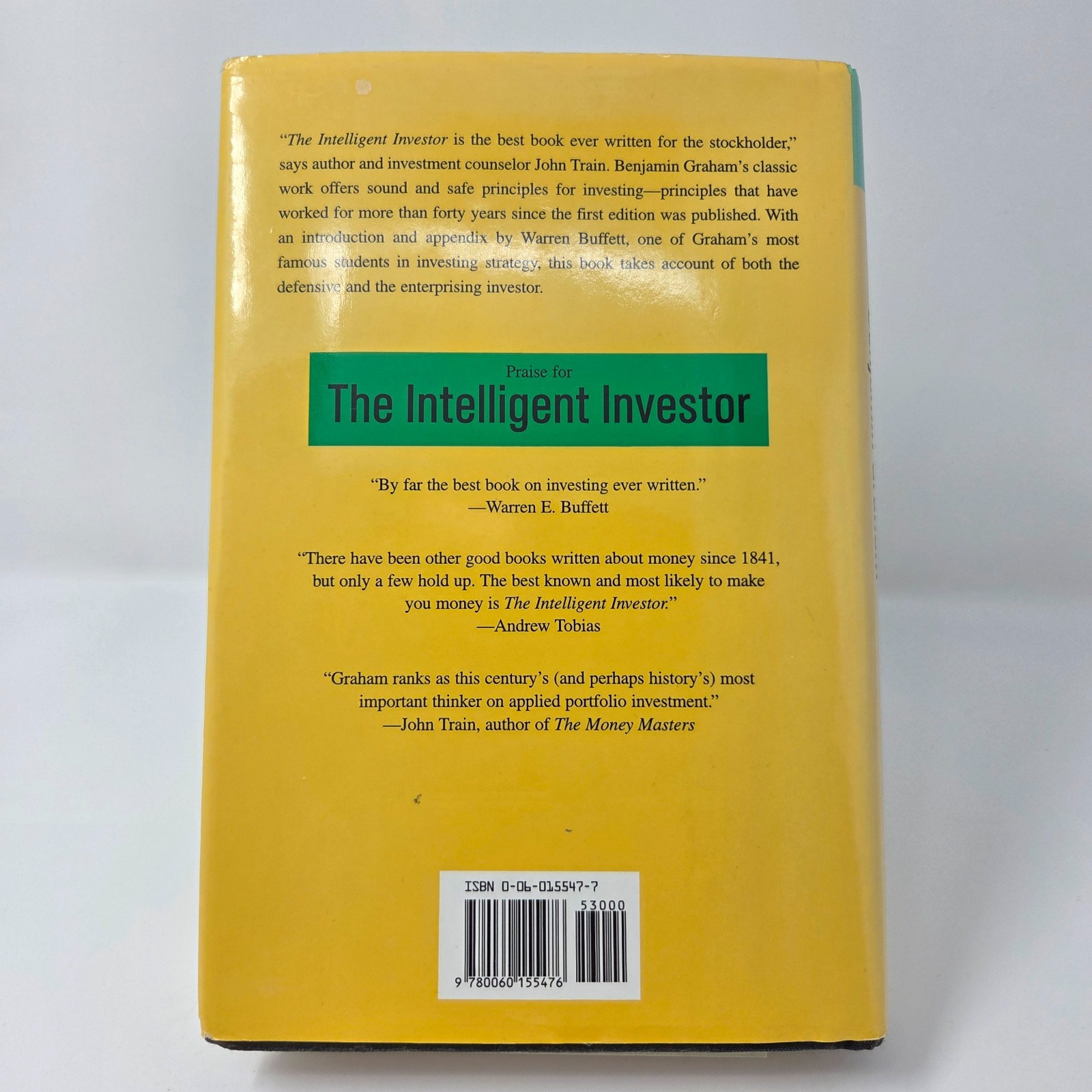 The Intelligent Investor Benjamin Graham 4th Edition Hardcover Warren Buffett