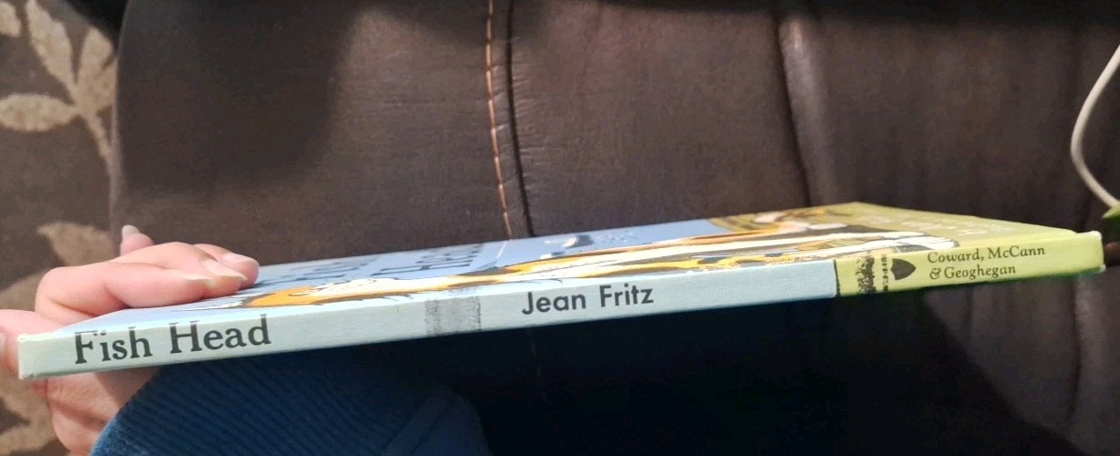 Fish Head Jean Fritz 2nd Edition Hardcover Weekly Reader Children’s Book 1972