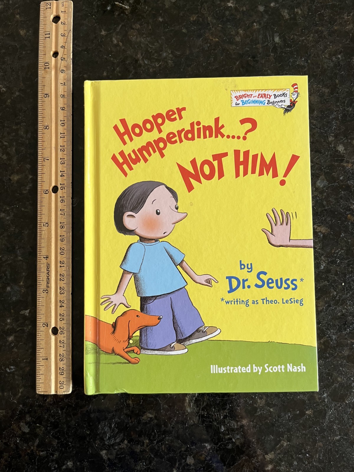 Hooper Humperdink not him! Dr. Seuss beginner Hardcover book 6.75″X9.25″