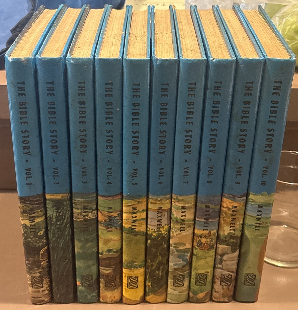 The Bible Story Complete Hardback Book Set Vol 1-10 Arthur S. Maxwell 1953-1957