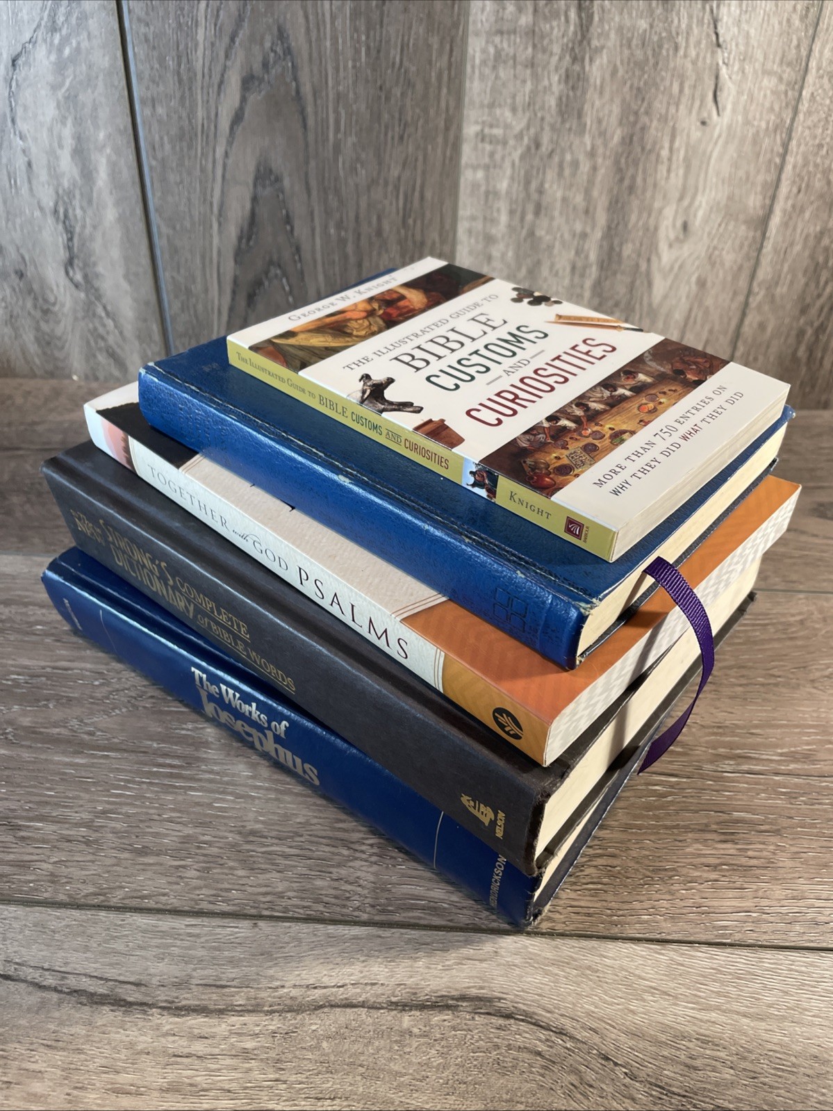 Christian Reference Bible Study Toolbox Lot of 5 Religious Books Theology