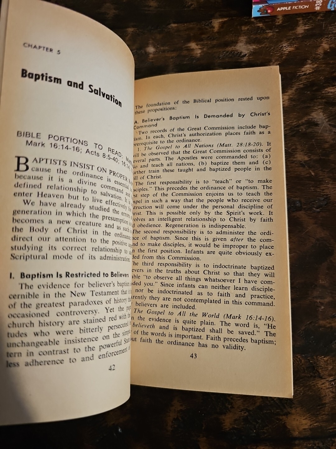 God’s Blueprint For A Church A Study Of Baptist Distinctives Kenneth Good 1974